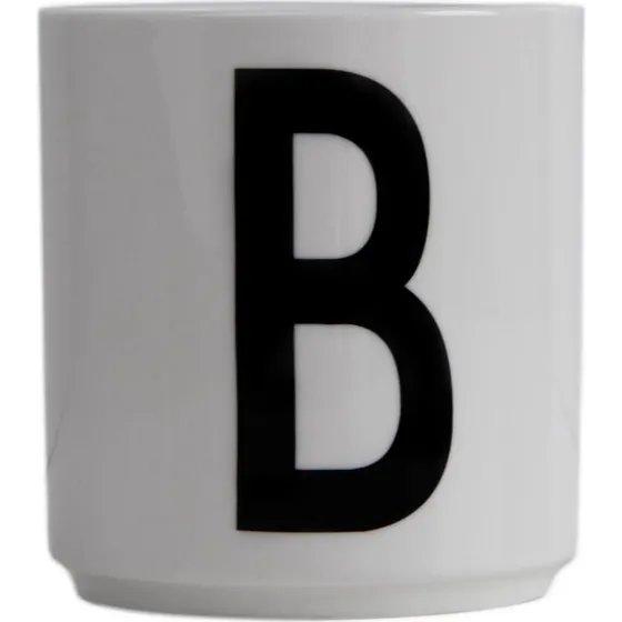 Design Letters Tasse en Porcelaine Fine Bone China - Lettre A-Z