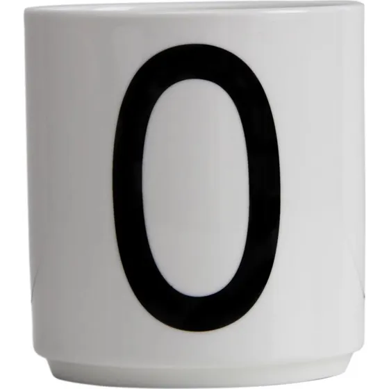 Design Letters Tasse en Porcelaine Fine Bone China - Lettre A-Z