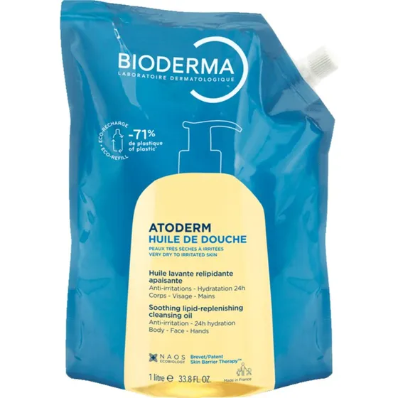 Bioderma Atoderm Huile de Douche 1L Ecorecharge