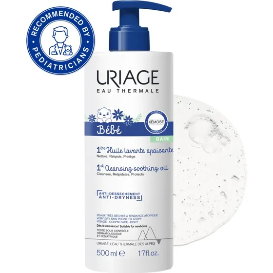 Uriage Bébé 1ère Huile Lavante Apaisante 500 ml