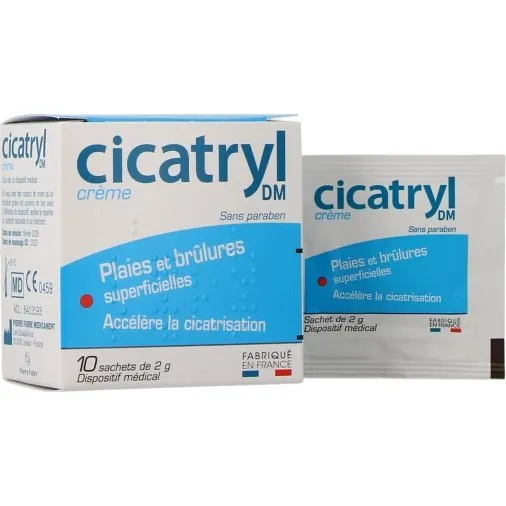 Pierre Fabre Health Care Cicatryl DM Crème Plaies 10 Sachets