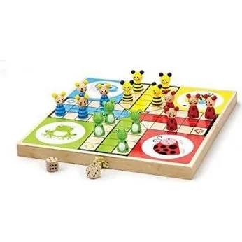 New Classic Toys - Jeu de petits chevaux en bois