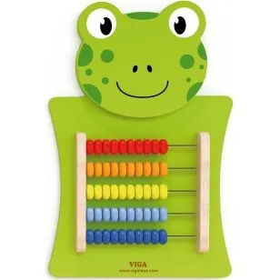 VIGA Grenouille Compteur mural en bois FSC