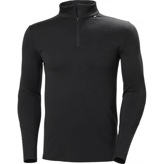 Helly Hansen Lifa Merino Midweight 1/2 Zip Homme - Noir