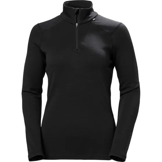 Helly Hansen Lifa Merino Midweight 1/2 Zip Femme - Noir