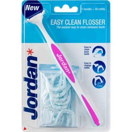 Jordan Easy Clean Flosser - Lot de 20 - Nettoyage Interdentaire