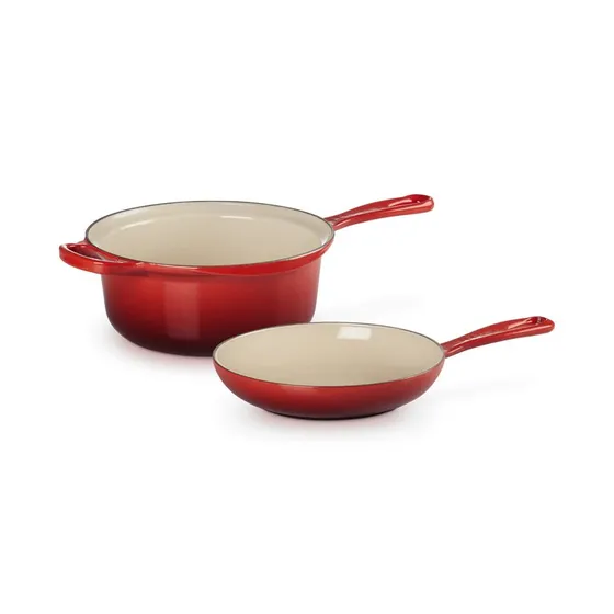 Le Creuset Ensemble Poêle-Cocotte 22 cm