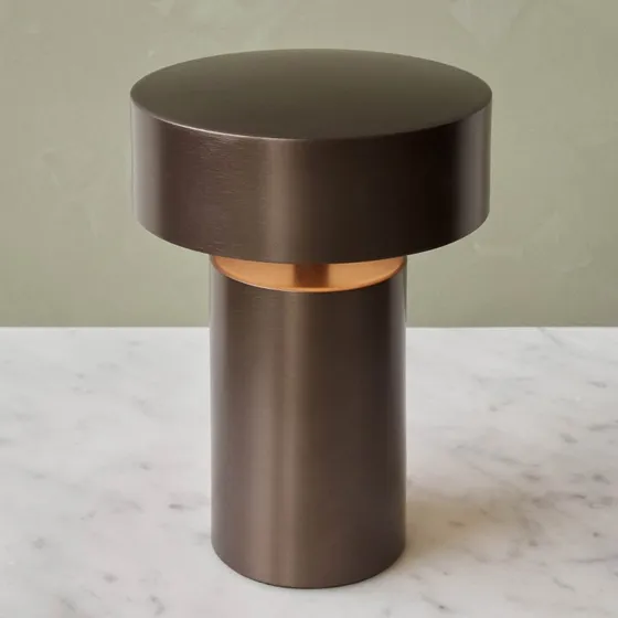 Audo Copenhagen Column Lampe à poser rechargeable Bronze