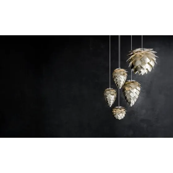Umage Conia Abat-jour en laiton brossé - Design Pomme de Pin