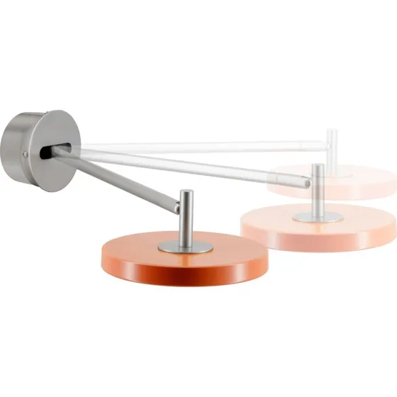 UMAGE Asteria Long - Applique murale LED orange et acier