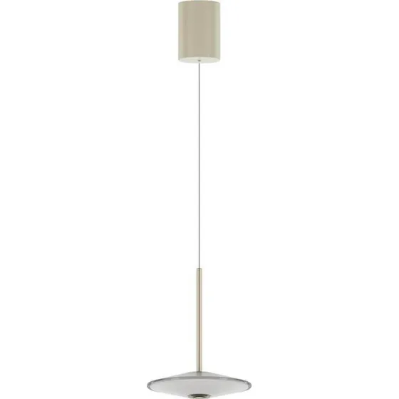 LOOM DESIGN Suspension LED Solene, blanc, verre, Ø 20 cm