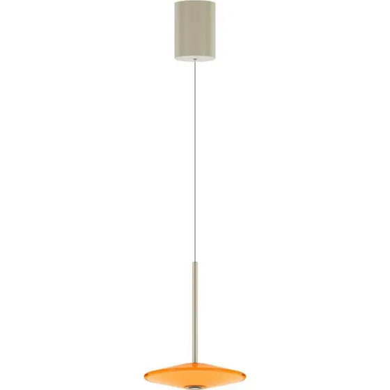 LOOM DESIGN Suspension LED Solene Orange - Verre - Ø 20 cm