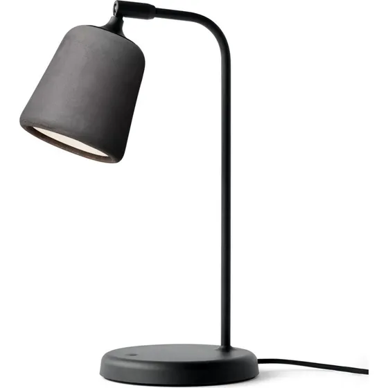 New Works Lampe de table Material Dark Grey Concrete
