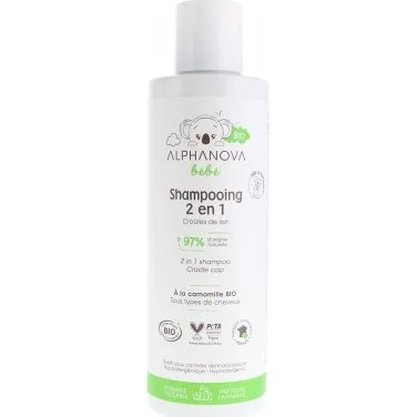 Alphanova Bébé Shampoing 2en1 Bio 200 ml