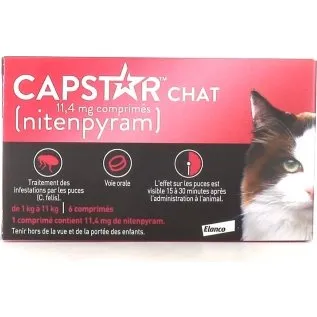 Capstar Chat 11,4 mg x 6 comprims