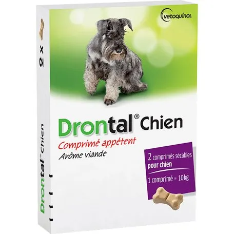 Drontal Chien - 2 Comprimés