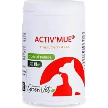 Greenvet Activ'Mue 30 Comprims Chat et Chien