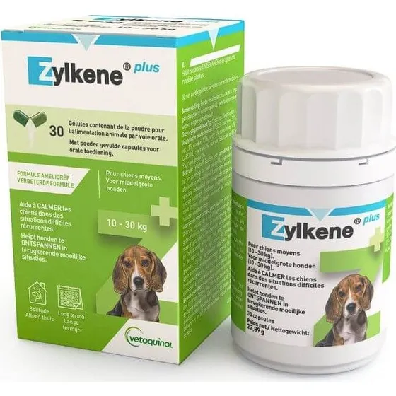 Vetoquinol Zylkene Plus 30 Glules Chiens 10-30kg
