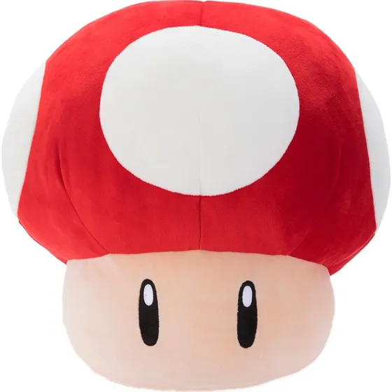 Super Mario Kart - Peluche Champignon Rouge et Blanc 40 cm