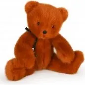 Sowen Roux Malou Ours Fauve 40cm - Peluche Artisanale Made in France