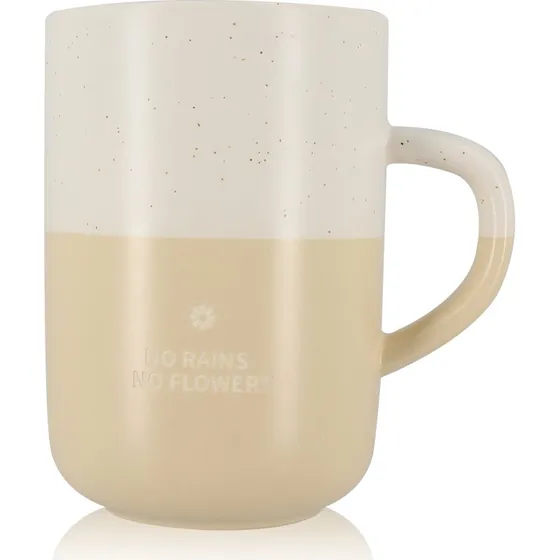 Ogo Living Mug No Rains No Flowers 580ml Grs Blanc et Beige