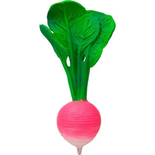 Ramona the Radish - Anneau de Dentition en Latex d'Hévéa