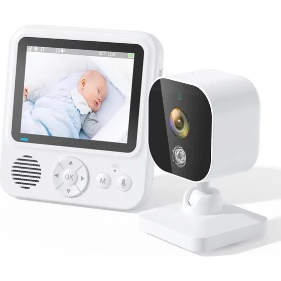Babyphone Cam 2.8" IR Bidirectionnel 300m