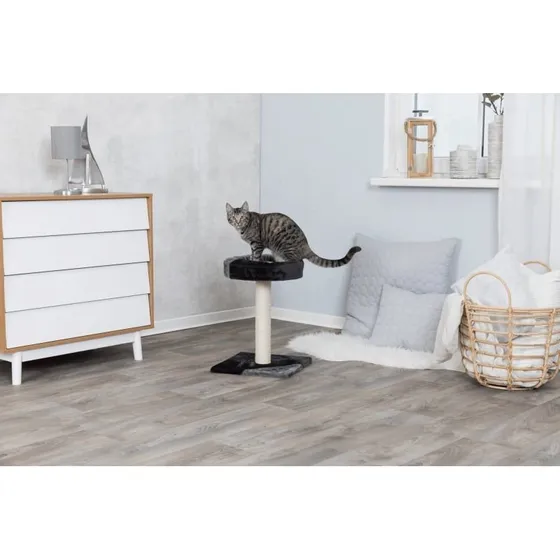 Trixie Tarifa Arbre Chat 52 cm Gris/Noir Peluche Sisal