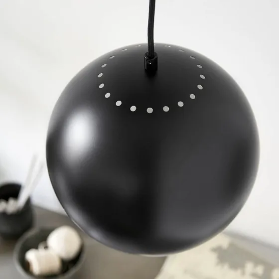 Suspension FRANDSEN Ball Ø 25 cm - Noir Mat