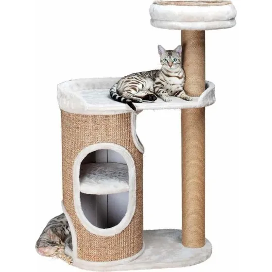 Trixie Falco - Arbre chat design 117 cm gris clair/brun