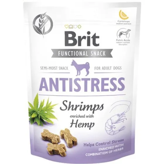Brit Care Dog Snack Antistress Crevette & Chanvre 150g