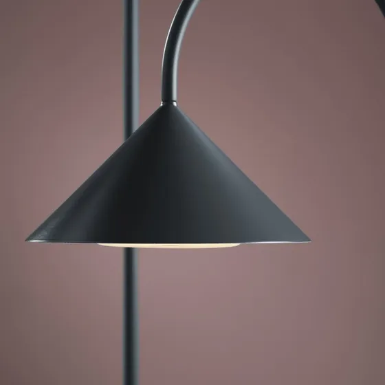 Lampadaire LED rechargeable FRANDSEN Grasp, Pétrole, 72 cm