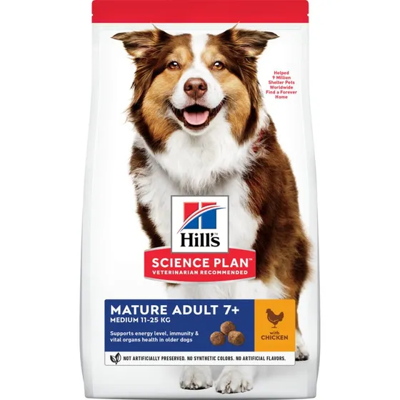 Hill's Science Plan Mature Adult 7+ Poulet pour Chien Moyen