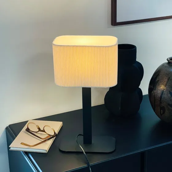 Lampe à poser DybergLarsen Calix Naturel/Noir