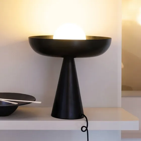 Dyberg Larsen Lampe de Table Ava Noir - Design Scandinave