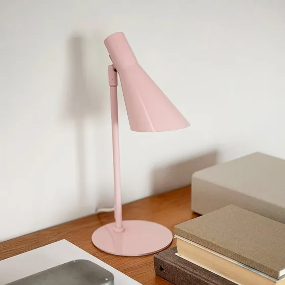 Dyberg Larsen Lampe à poser DL12 Mini, rose, métal, E14