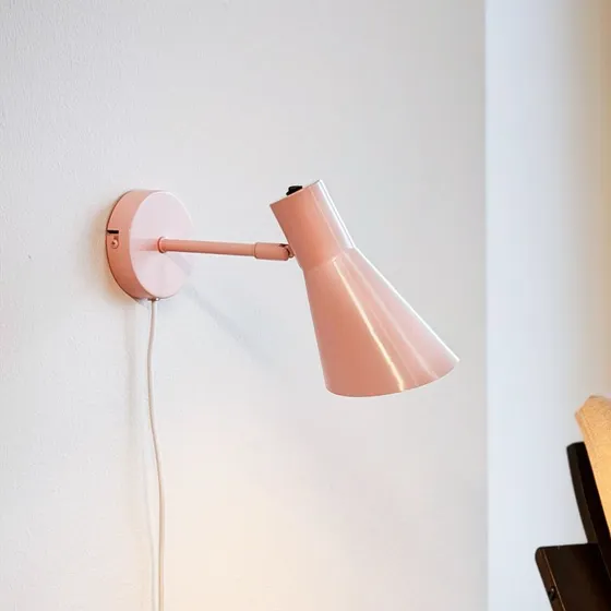 Dyberg Larsen DL12 Applique murale rose en métal E27