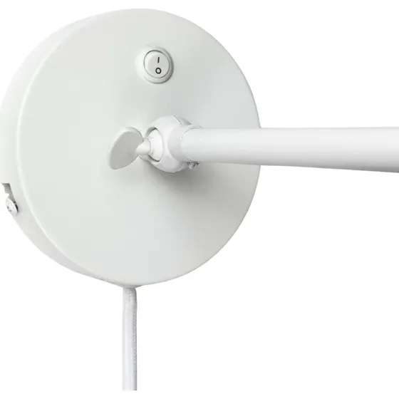 Applique murale Dyberg Larsen Futura, Blanche, 15W, Métal