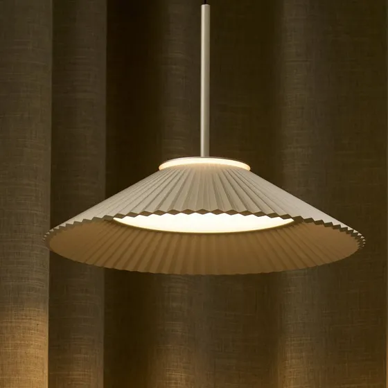 LOOM DESIGN Suspension LED Ballerina Crème Ø 35 cm