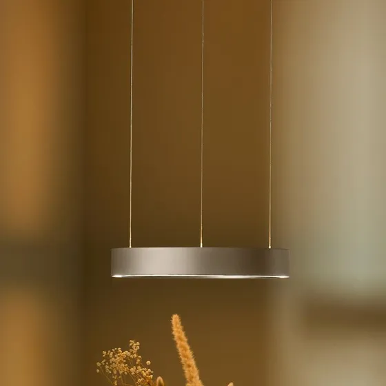 Loom Design Velora Suspension LED Crème Ø 40 cm - Intensité Variable