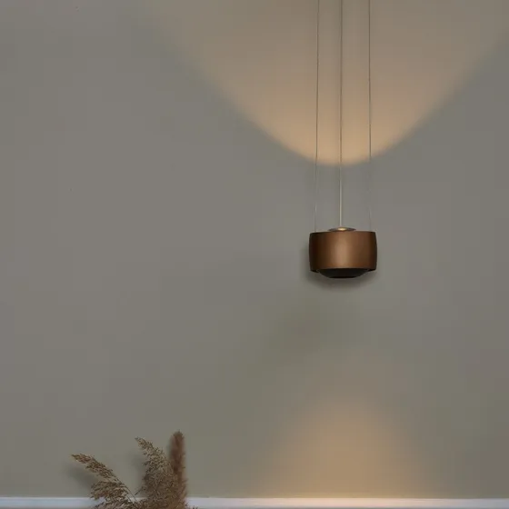 Loom Design Suspension LED Air Marron Caramel - 13 cm
