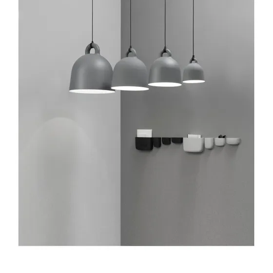 Normann Copenhagen Bell Suspension Moyen Gris