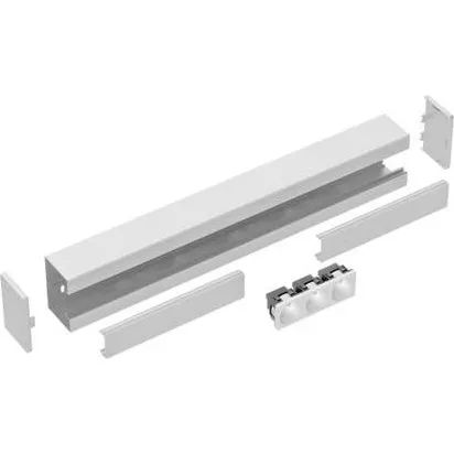 GGK Kit goulotte lectrique 65x100 mm 1m 3PC 2P+T blanc