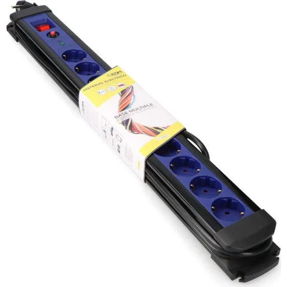 EDM Schuko 10 Prises 3m avec Protection