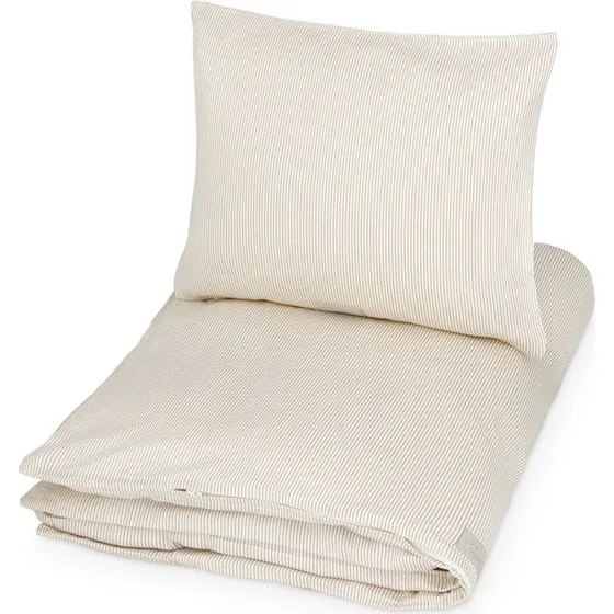 Cam Cam Copenhagen - Linge de lit 140x200 cm rayures camel
