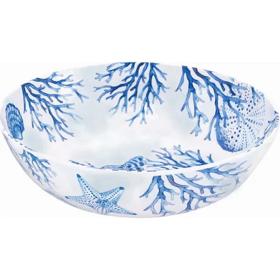 Jaipur - Saladier en mélamine corail 31 cm