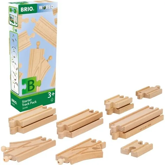 BRIO World Coffret de Démarrage - 12 Rails - Pack B