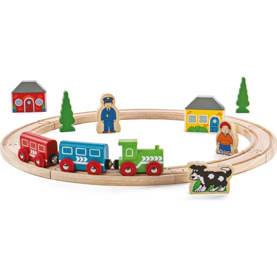 Bigjigs Mon Premier Circuit De Train en Bois