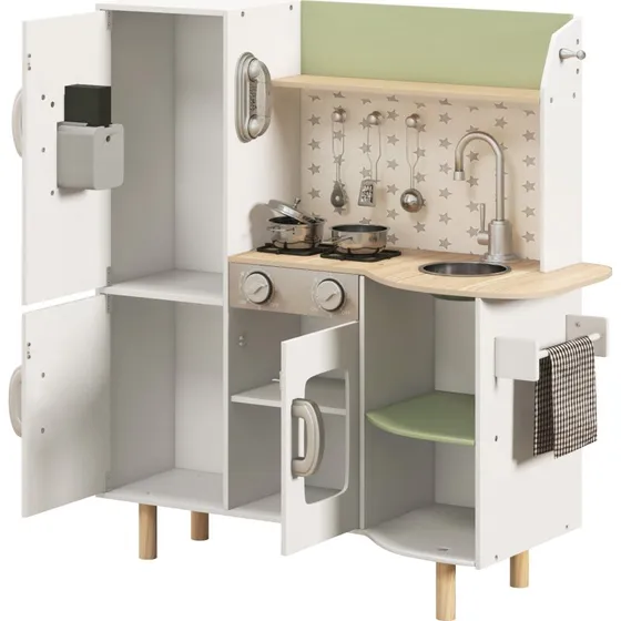 AIYAPLAY Cuisine enfant 84 x 34 x 89 cm blanc