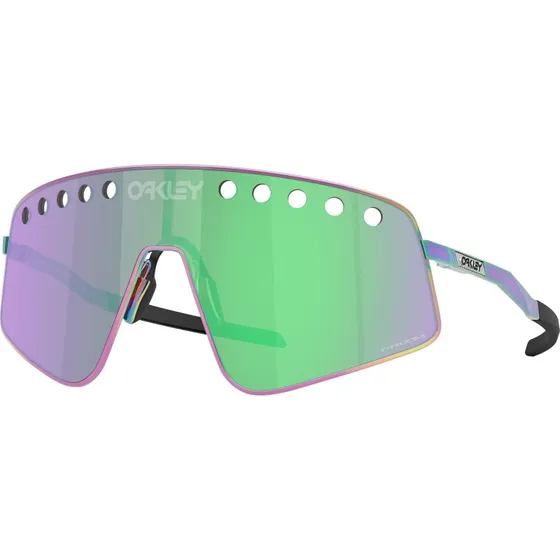 Oakley Sutro Ti Sweep Lunettes de Soleil Titane Multicolore Vert
